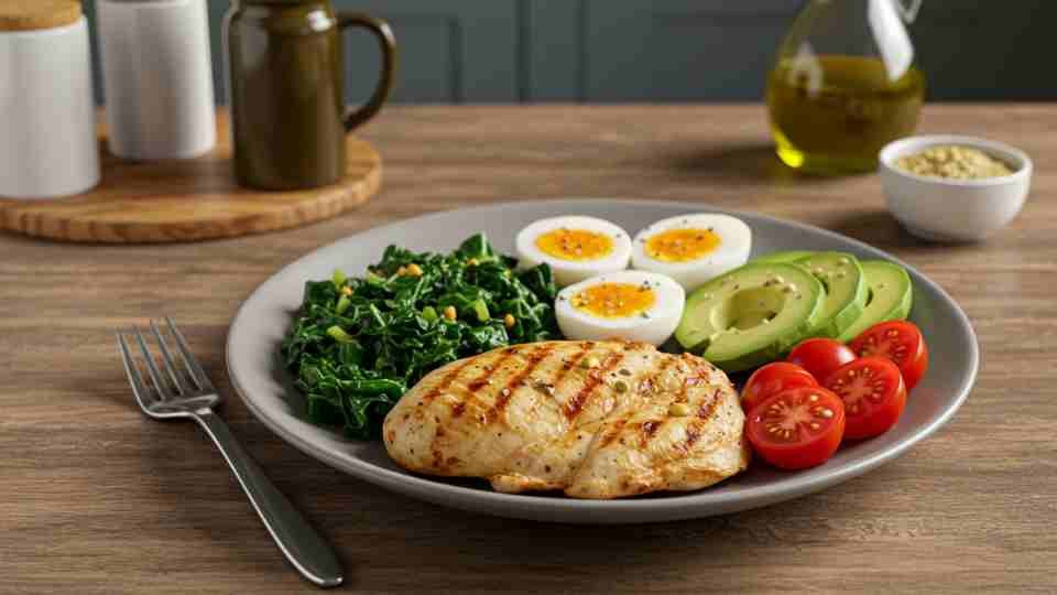 Como Montar um Prato Low Carb Equilibrado
