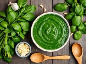 Molho de Espinafre Low Carb Saudável com Toque Brasileiro