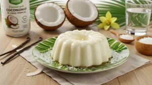 Manjar Low Carb com Coco Tropical