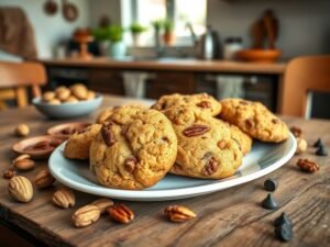 Cookies Vegetarianos Low Carb com Castanhas Deliciosas