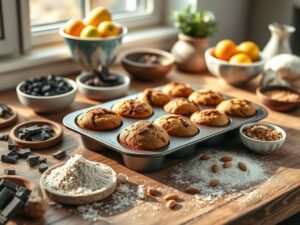 Muffin Vegetariano Low Carb de Cacau Delícia