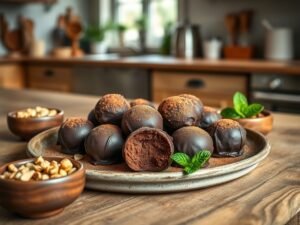 Trufa Vegetariana Low Carb de Chocolate 70%