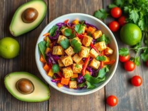 Salpicão Vegano Low Carb de Tofu Tropical
