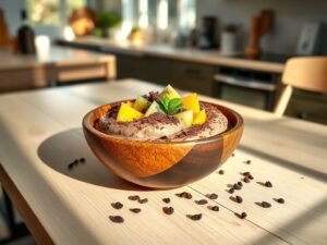 Mousse Vegano Low Carb de Chocolate Delícia Tropical