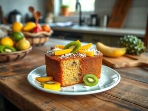 Bolo Low Carb Tropical Sem Glúten