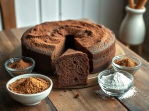 Bolo de Cacau Low Carb Sem Leite