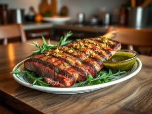 Picanha na Grelha com Crosta de Alho
