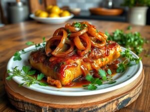 Maminha Deliciosa na Pressão com Cebola Caramelizada