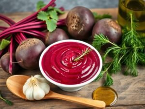 Molho de Beterraba Low Carb Vibrante