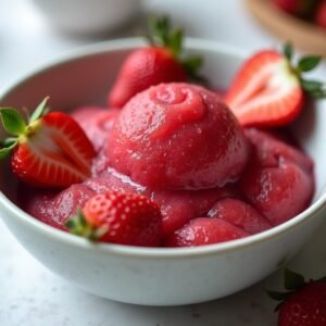 Gelado Low Carb de Frutas Vermelhas Delícia Tropical