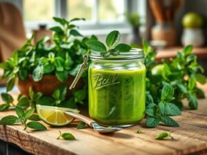 Molho de Hortelã Low Carb Refrescante