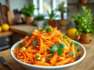 Salada de Cenoura com Limão Tropical